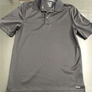 Black champion duo dry shirt sleeve polo